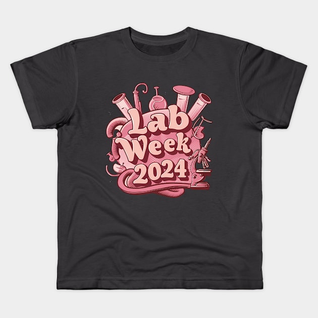 Lab Week 2024 Kids T-Shirt by RazorDesign234